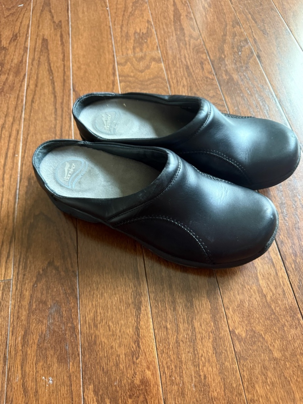 Dansko Black Leather Clog size 40